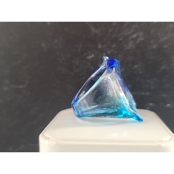 Artisan Made Glass Ring SIZE US 7 - Picture 3 of 10